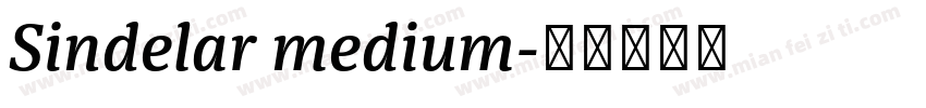 Sindelar medium字体转换
